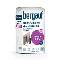 FINISH GIPS, 5 кг, Финишная шпаклевка на гипсовой основе, Bergauf – ТСК Дипломат